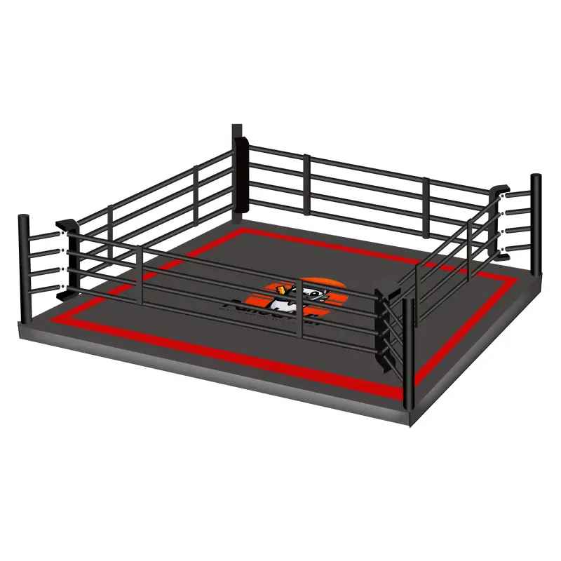 Ring de boxeo de piso